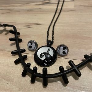 3-Piece The Nightmare Before Christmas Necklace and Earring Set